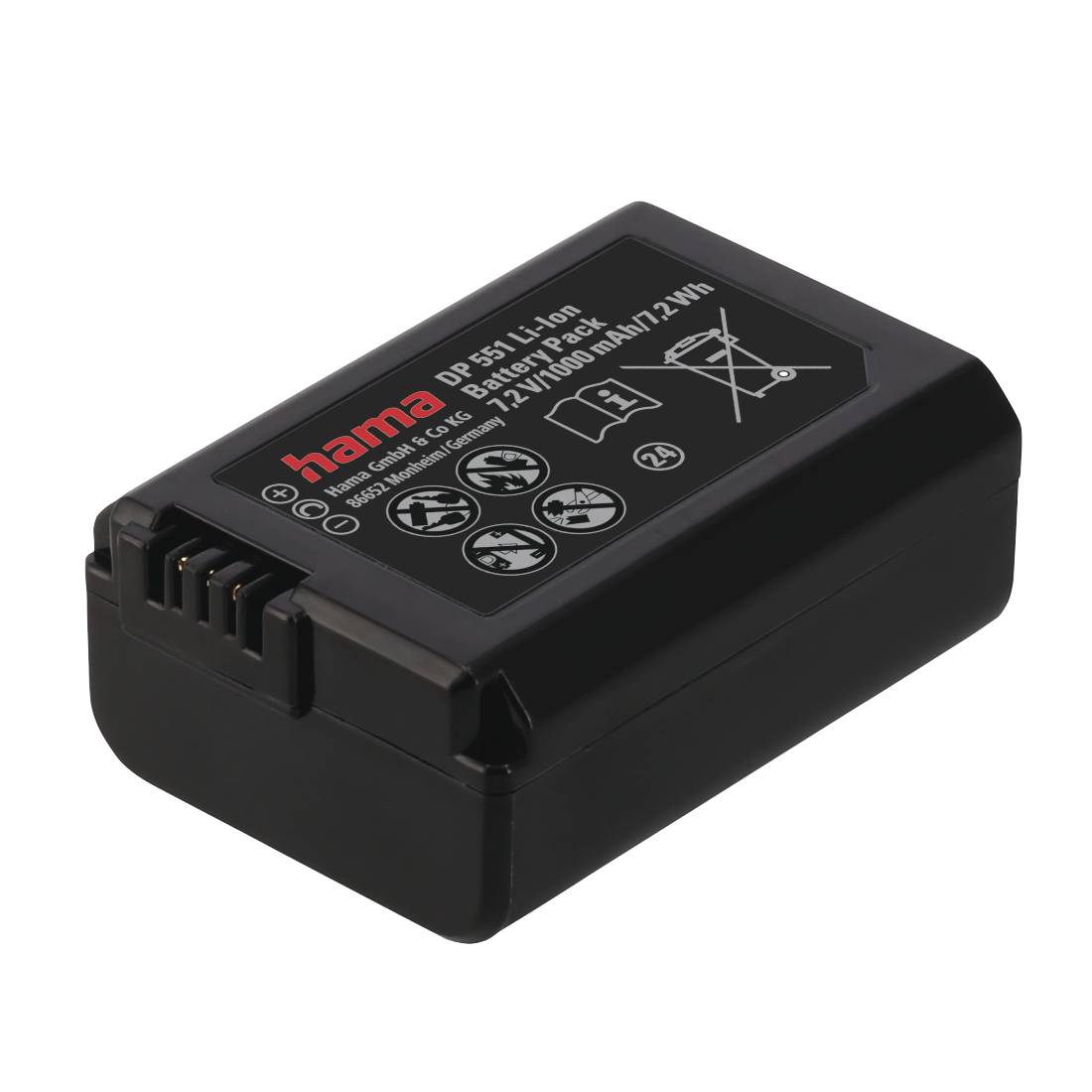 Hama DP 551 Lithium-Ion (Li-Ion) 1000 mAh (00077551)