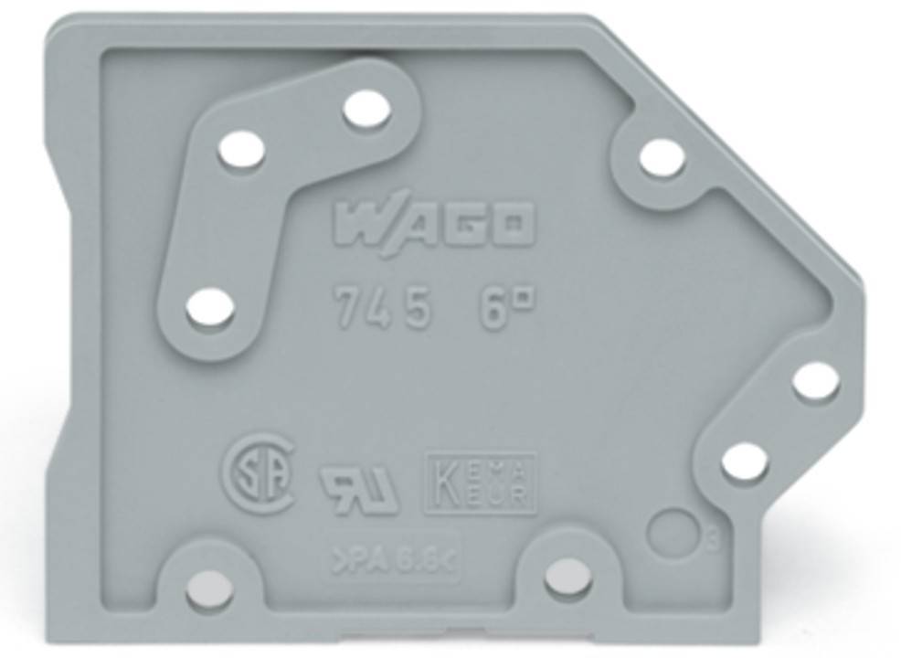 WAGO GmbH & Co. KG Abschlussplatte anrastbar 745-300/000-005