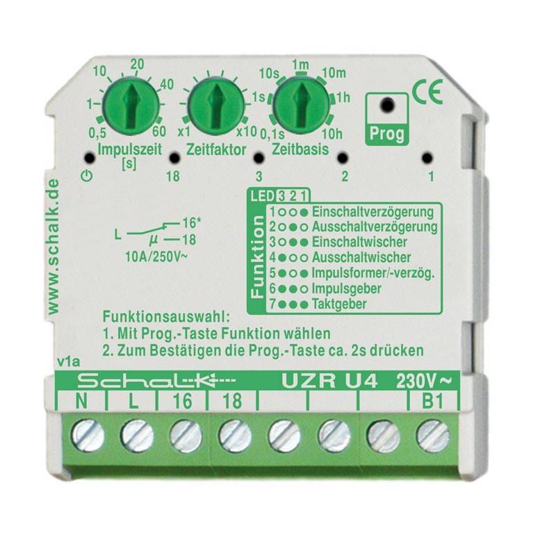 Schalk Multifunktions-Zeitrelais UZR U4 (230V AC)