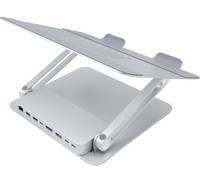 Dexlan 310790, Notebook-Ständer, Silber, Aluminium, 5000 Mbit/s, Gigabit Ethernet