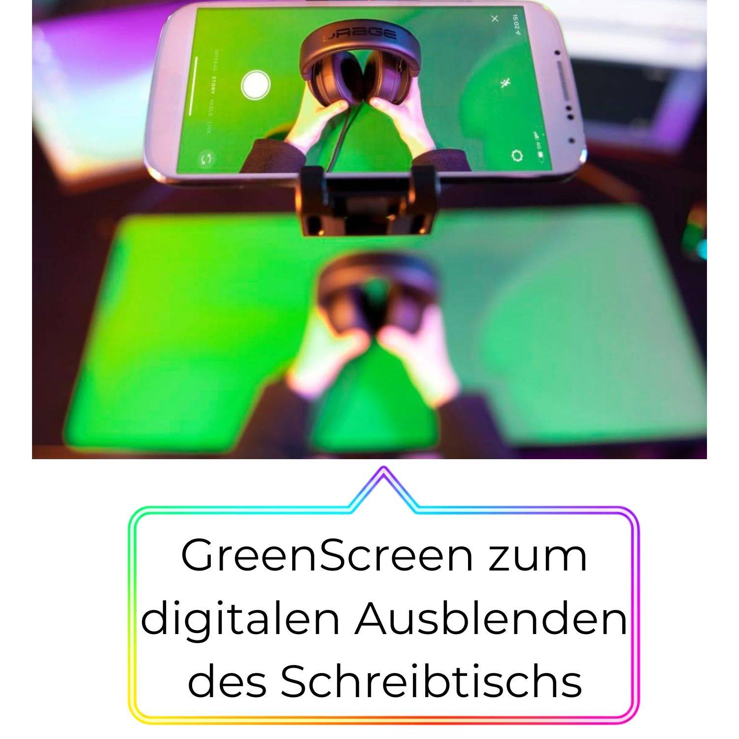 Gaming Deskpad Mauspad GreenScreen XXL 900x340mm
