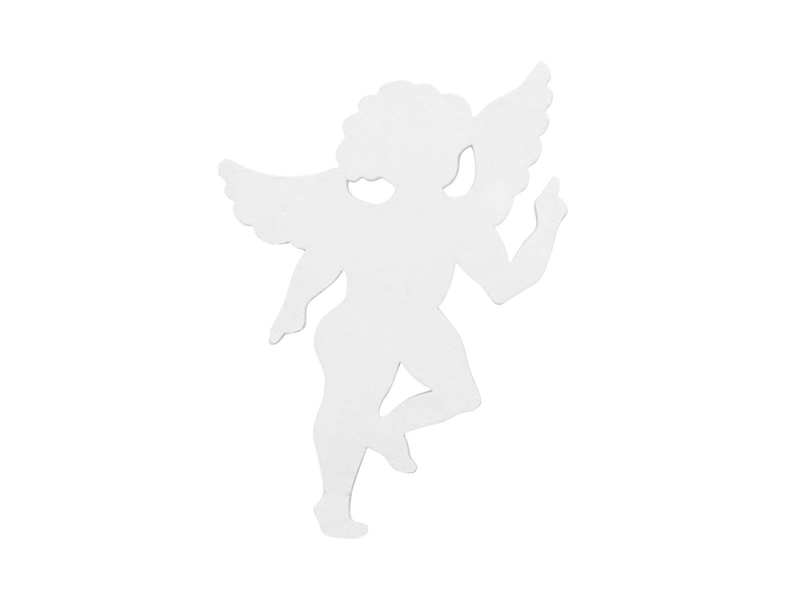 EUROPALMS Silhouette Engel, weiß, 60cm