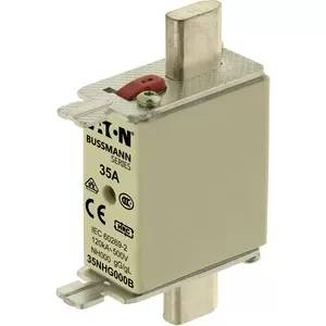 Eaton Sicherungseinsatz, Niederspannung, 35 A, AC 500 V, 120 kA, NH000, gL/gG, IEC, Doppelkennmelder, spannungsführende