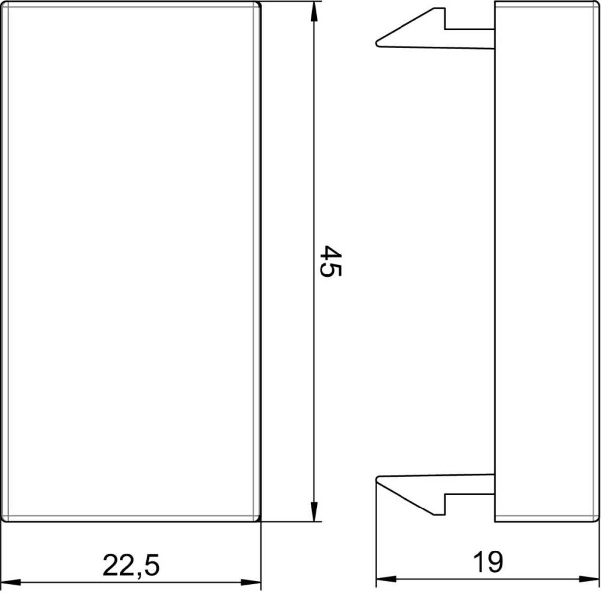 OBO Bettermann Blinddeckel ADP-B RW0.5