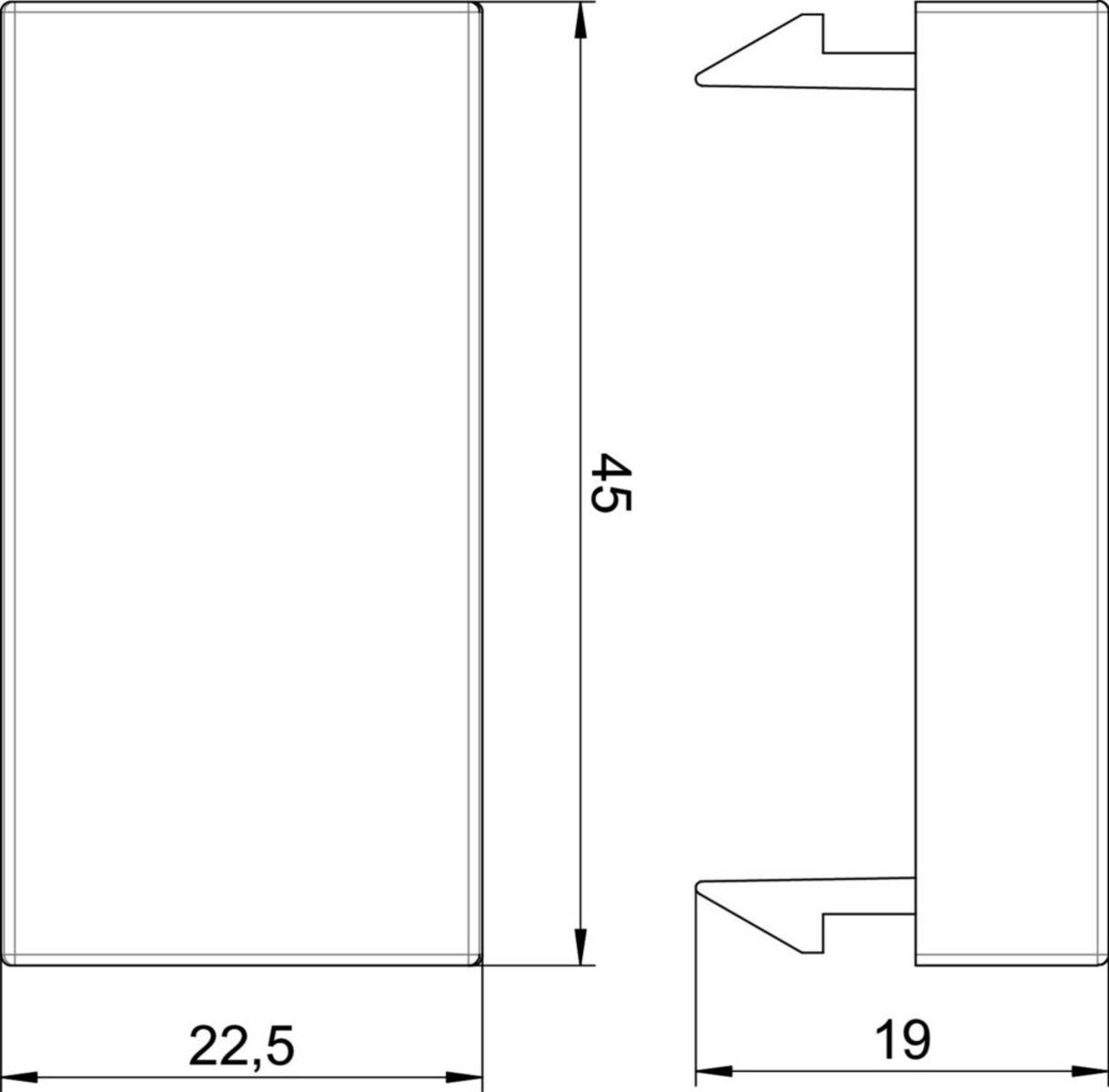 OBO Bettermann Blinddeckel ADP-B RW0.5