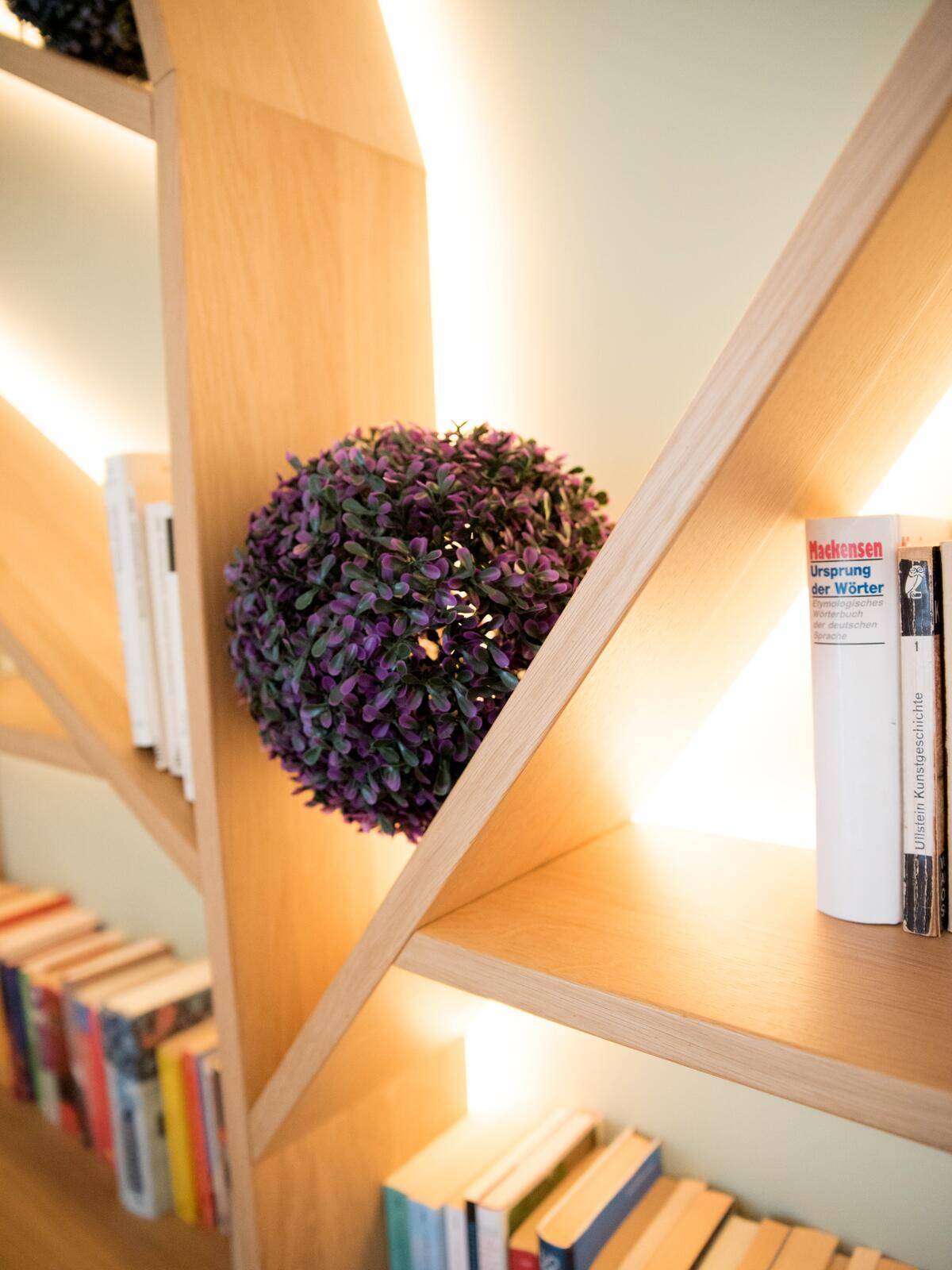 EUROPALMS Graskugel, künstlich, pink, 22cm