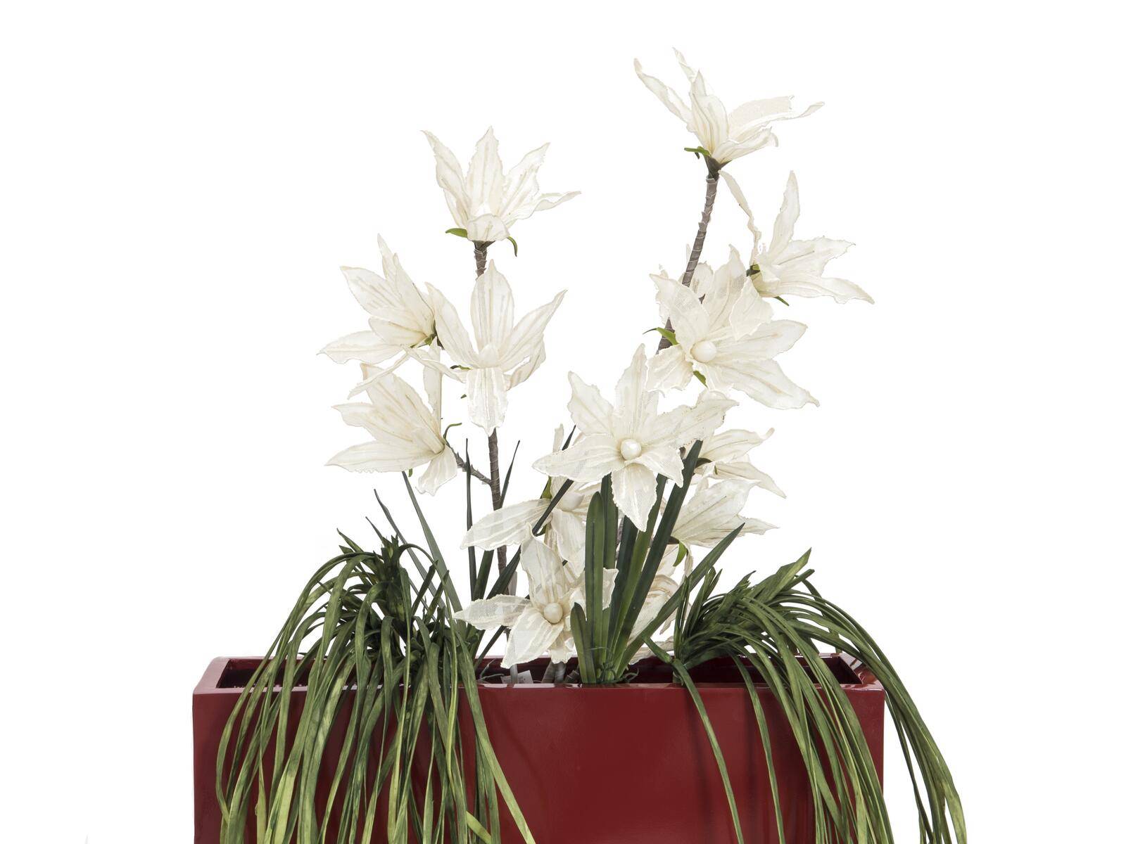 EUROPALMS Clematiszweig (EVA), künstlich, weiß