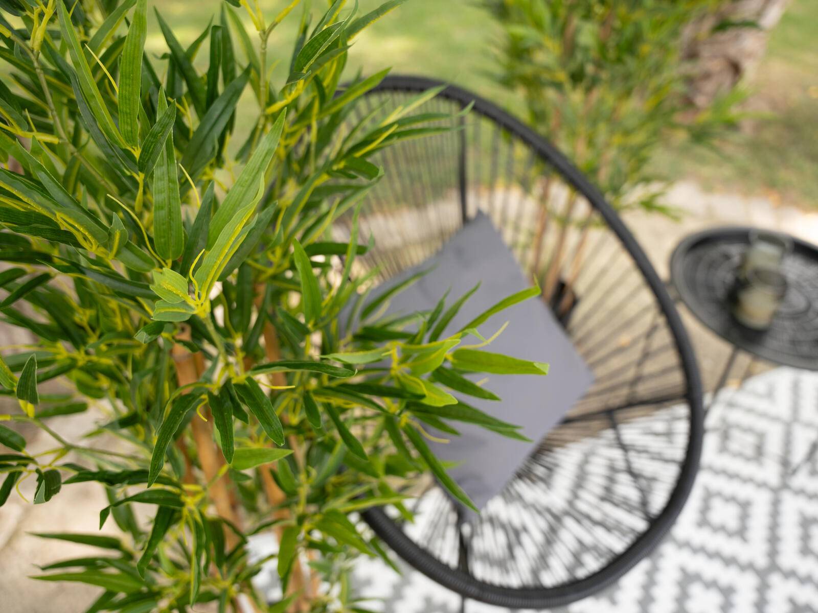 EUROPALMS Bambus deluxe, Kunstpflanze, 120cm