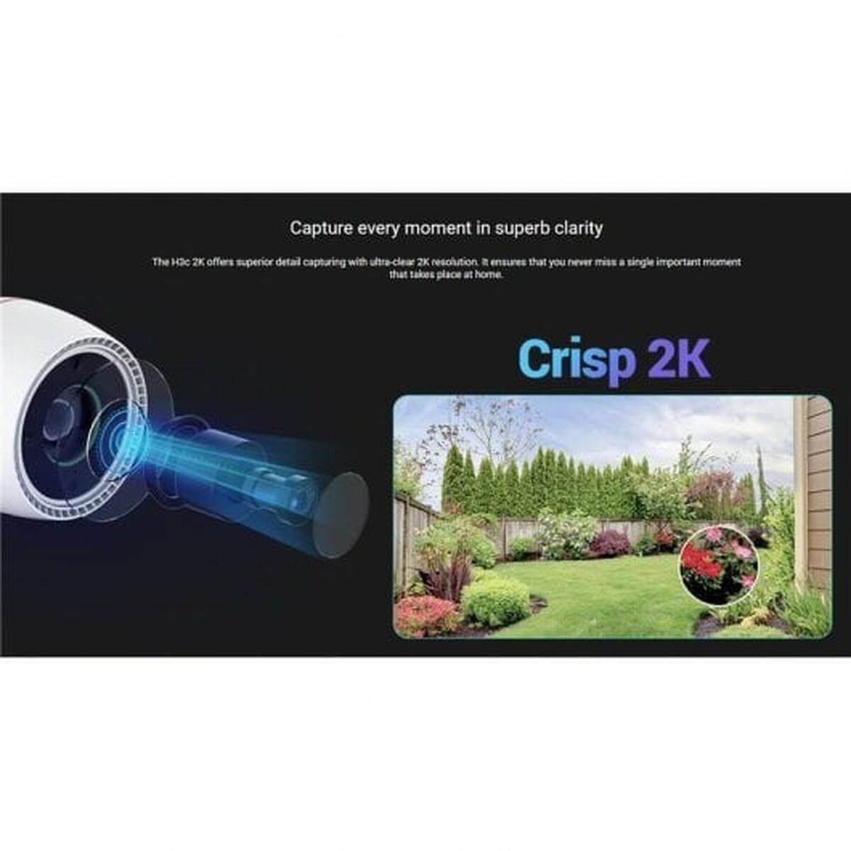 EZVIZ H3C 2K Geschoss IP-Sicherheitskamera Outdoor 2304 x 1296 Pixel Wand (H3C 2K (OutdoorBullet)
