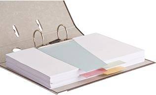 Soennecken Trennstreifen oeco 1431 12,5/6,5x24cm gelb 100St