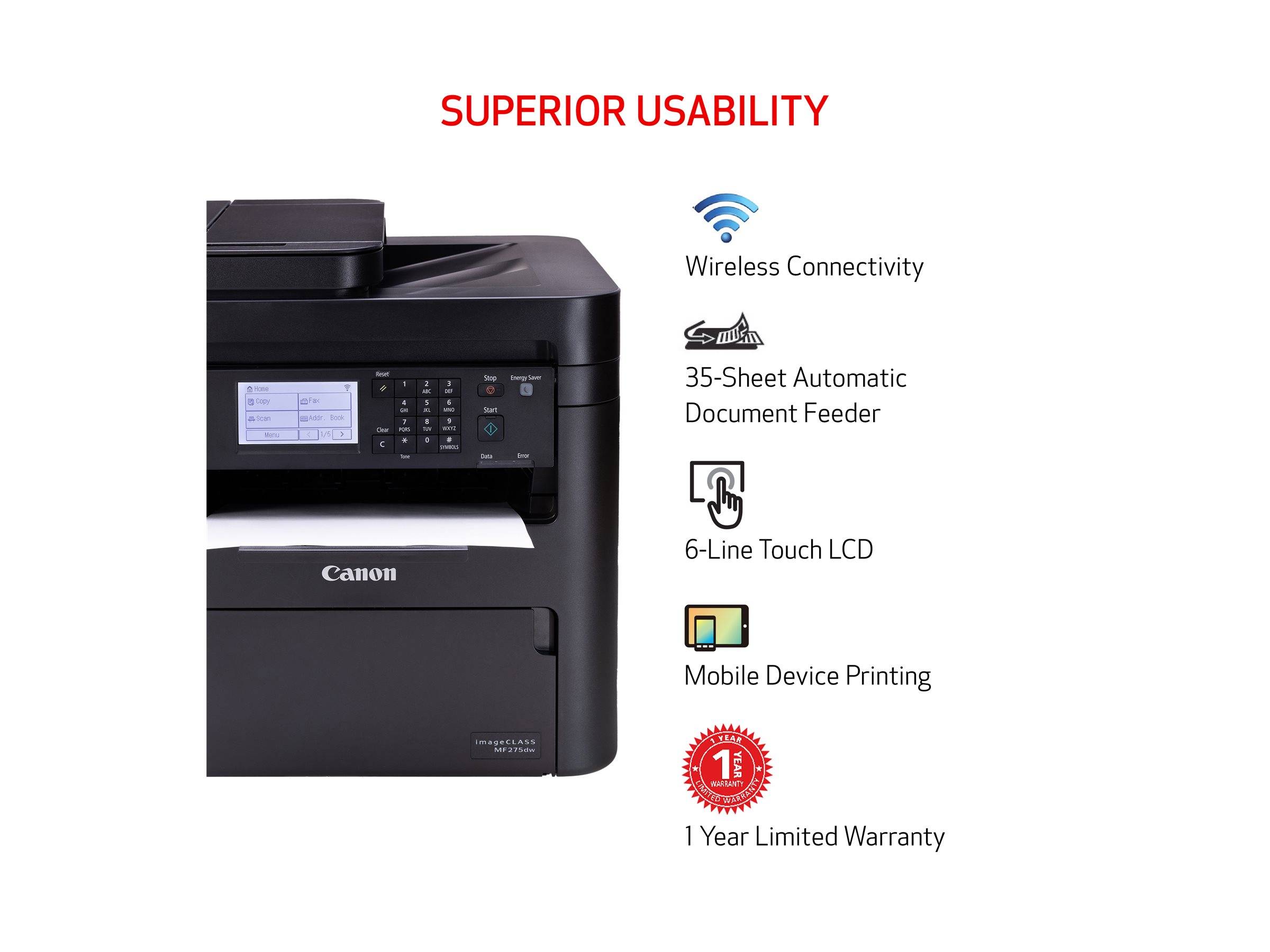Canon Multifunktionsdrucker mit „Überlegener Benutzerfreundlichkeit