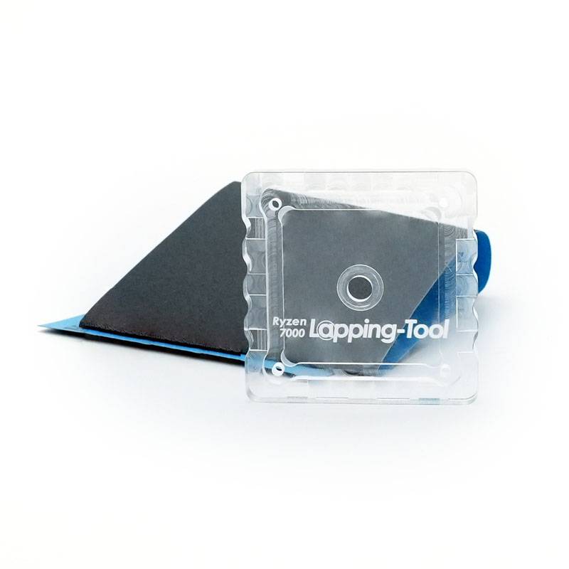 Ryzen 7000 Läppwerkzeug Schleif- und Poliermittel transparent