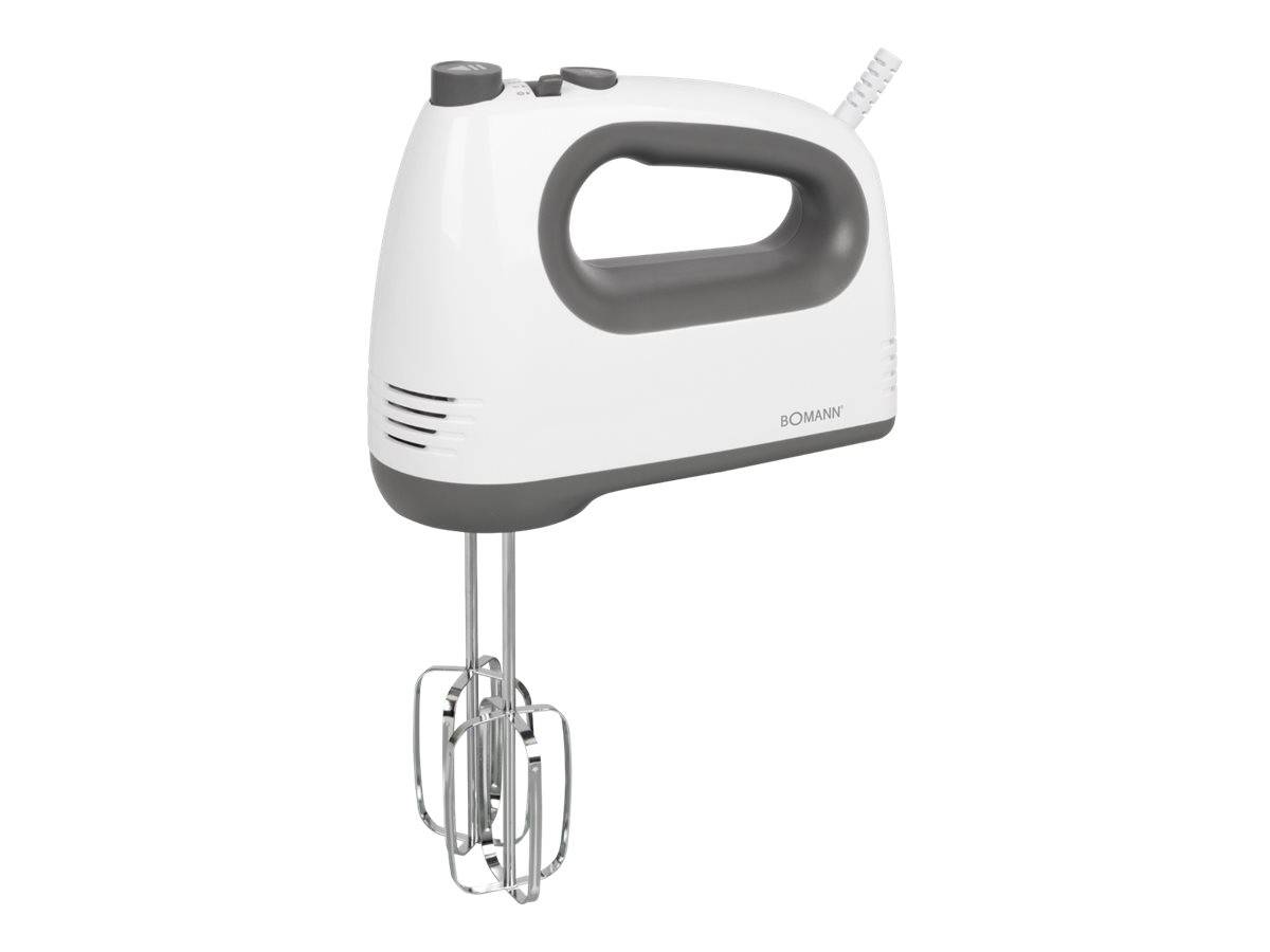 Bomann HM 6054 CB - Handmixer - 400 W - Weiß/Grau
