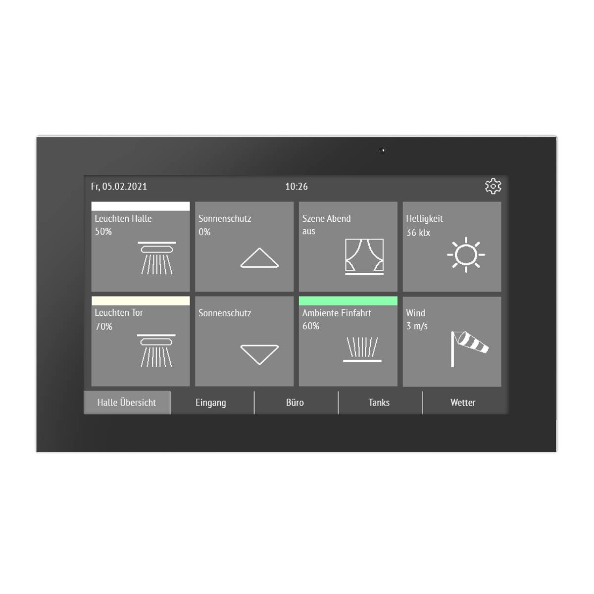 1St. Elsner 71270 Fabro KNX Touchpanel