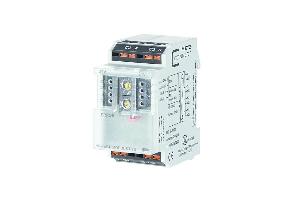 Metz Connect MR-F-AO4 Modbus RTU 110835130270