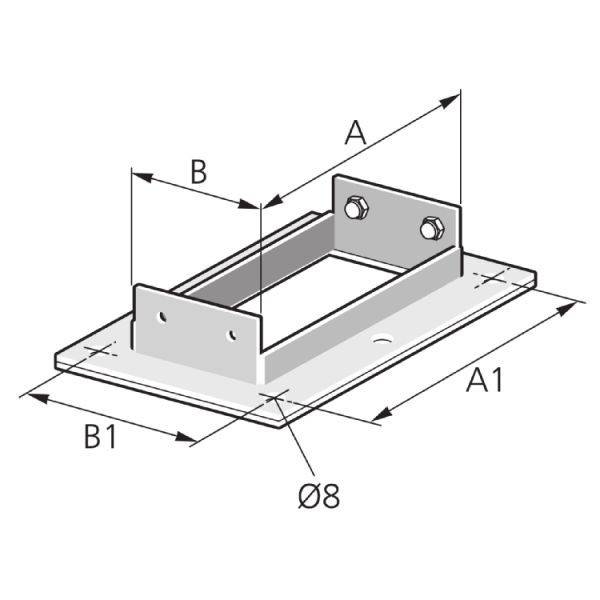 Pflitsch Endflansch EF 200/100 S