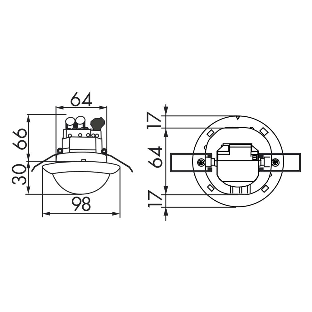 BEG Brück Electronic Präsenzmelder PD4-S-DAA4G-DE