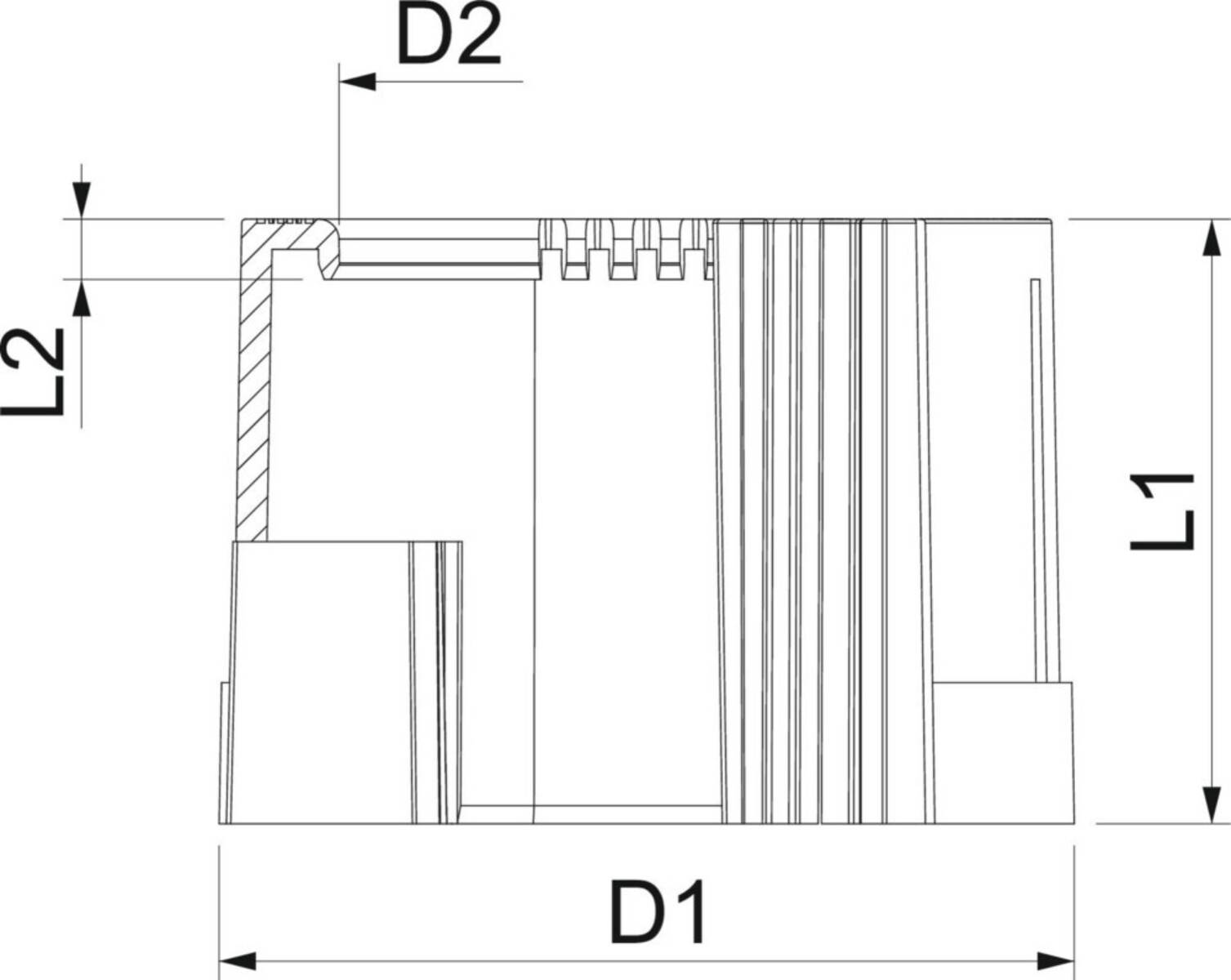OBO Bettermann Rohrendtülle 129 TB PG21