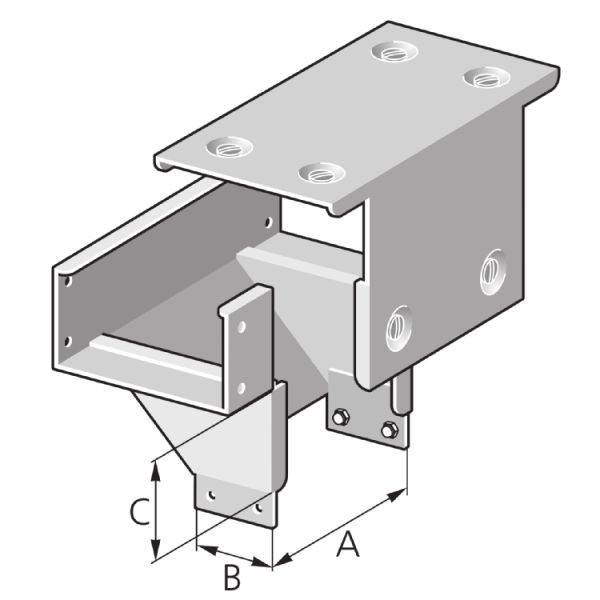 Pflitsch Wende-T-Stück WTDA 150/100 S