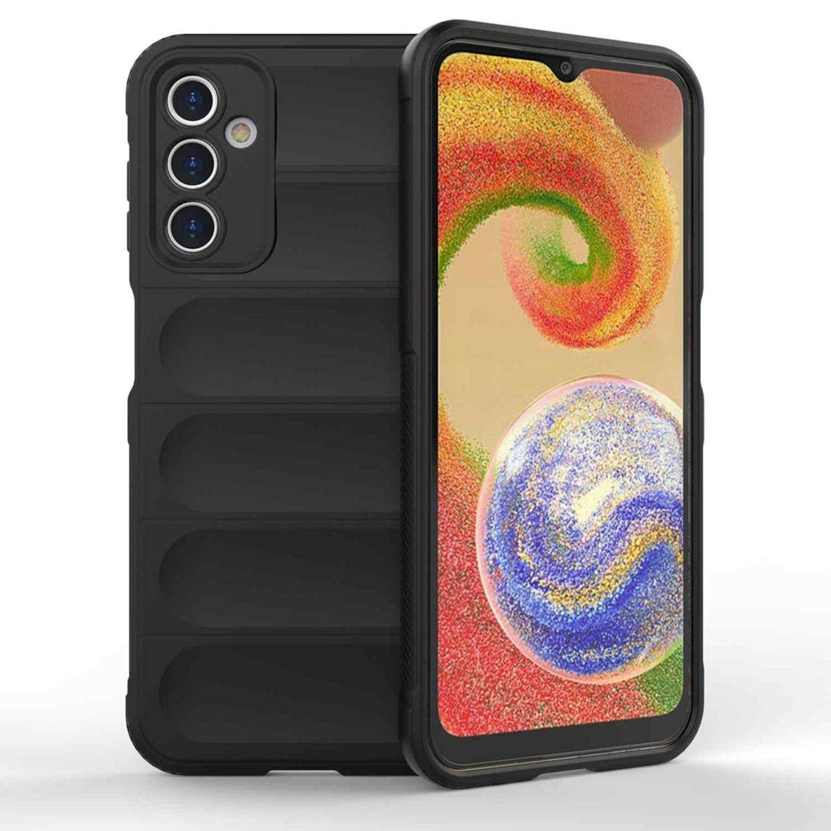 Für Samsung Galaxy A14 5G TPU / PC Design Magic Shield + Flanell Cover