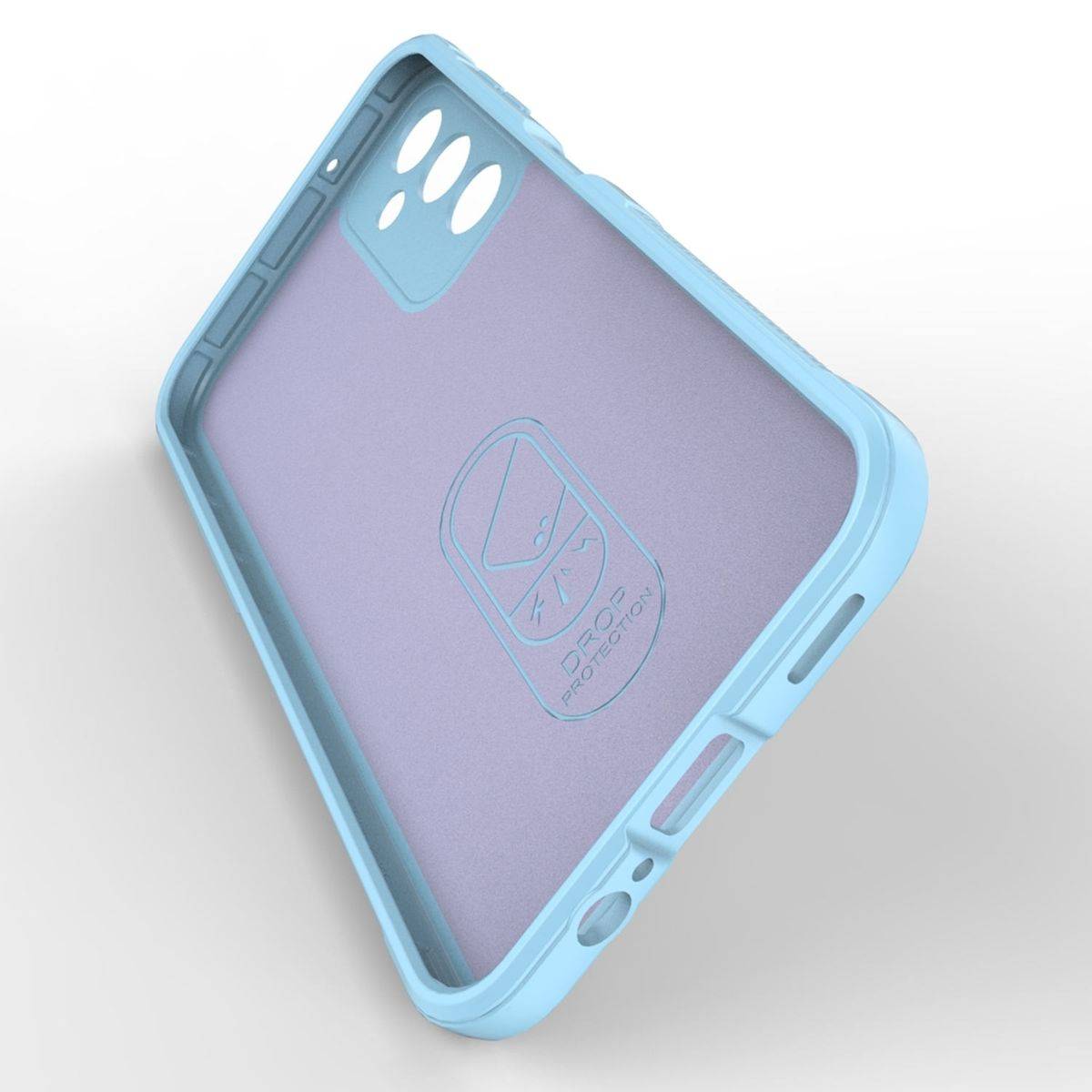 Für Samsung Galaxy A14 5G TPU / PC Design Magic Shield + Flanell Cover