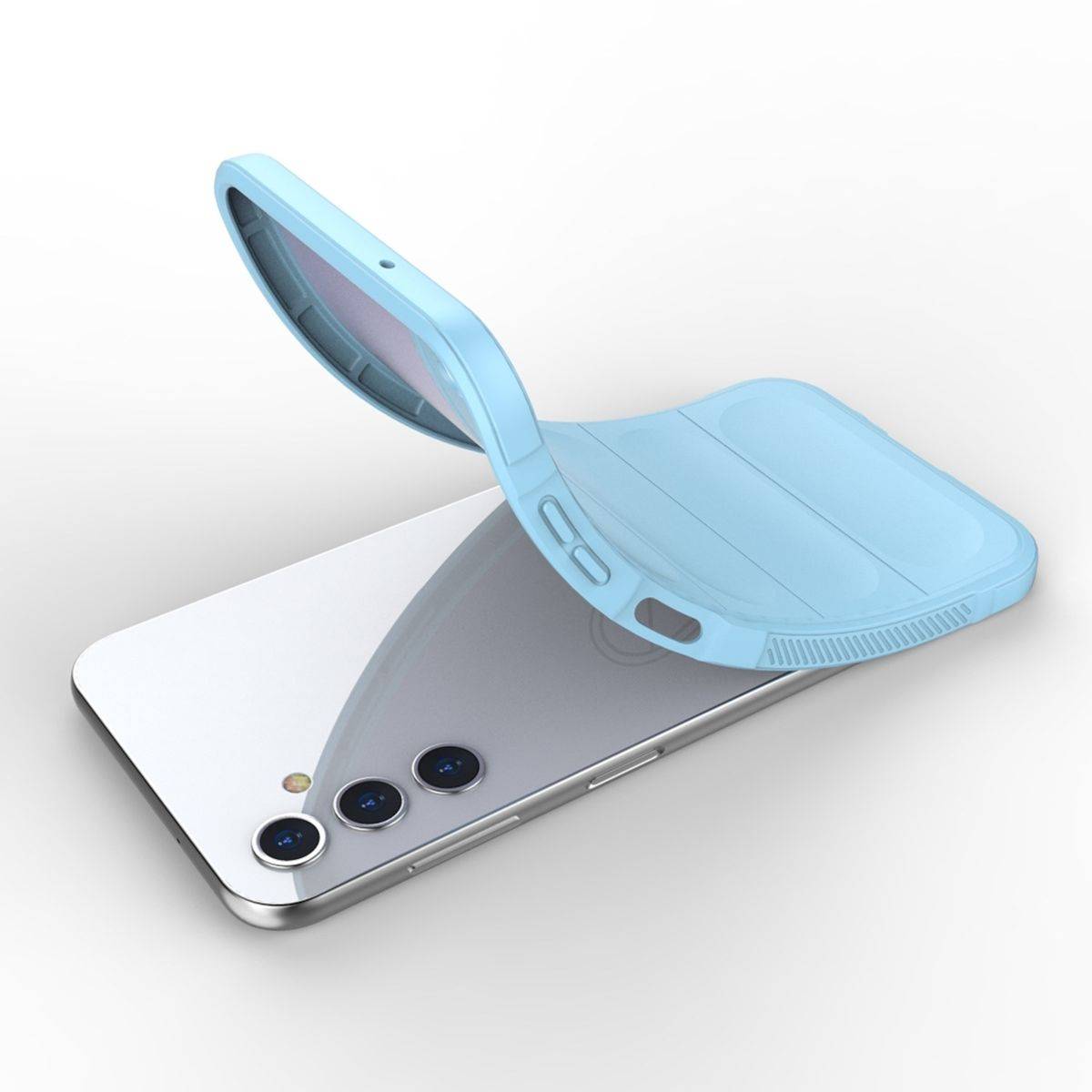 Für Samsung Galaxy A14 5G TPU / PC Design Magic Shield + Flanell Cover