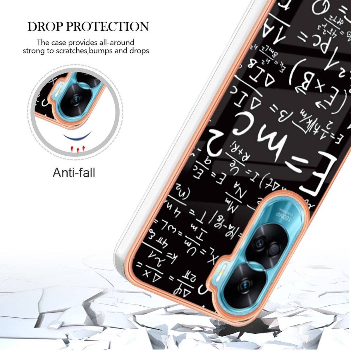 Für Honor 90 Lite Design Series TPU / PC Handy Hülle Cover Schutzhülle