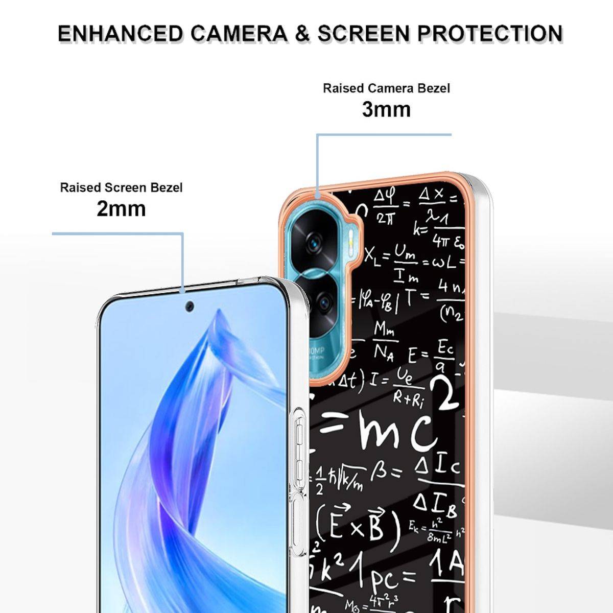 Für Honor 90 Lite Design Series TPU / PC Handy Hülle Cover Schutzhülle