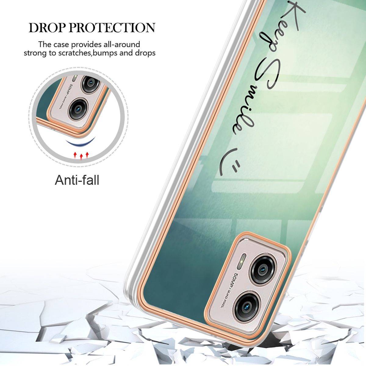 Für Motorola Moto G53 / G23 / G13 Design Series TPU / PC Handy Hülle