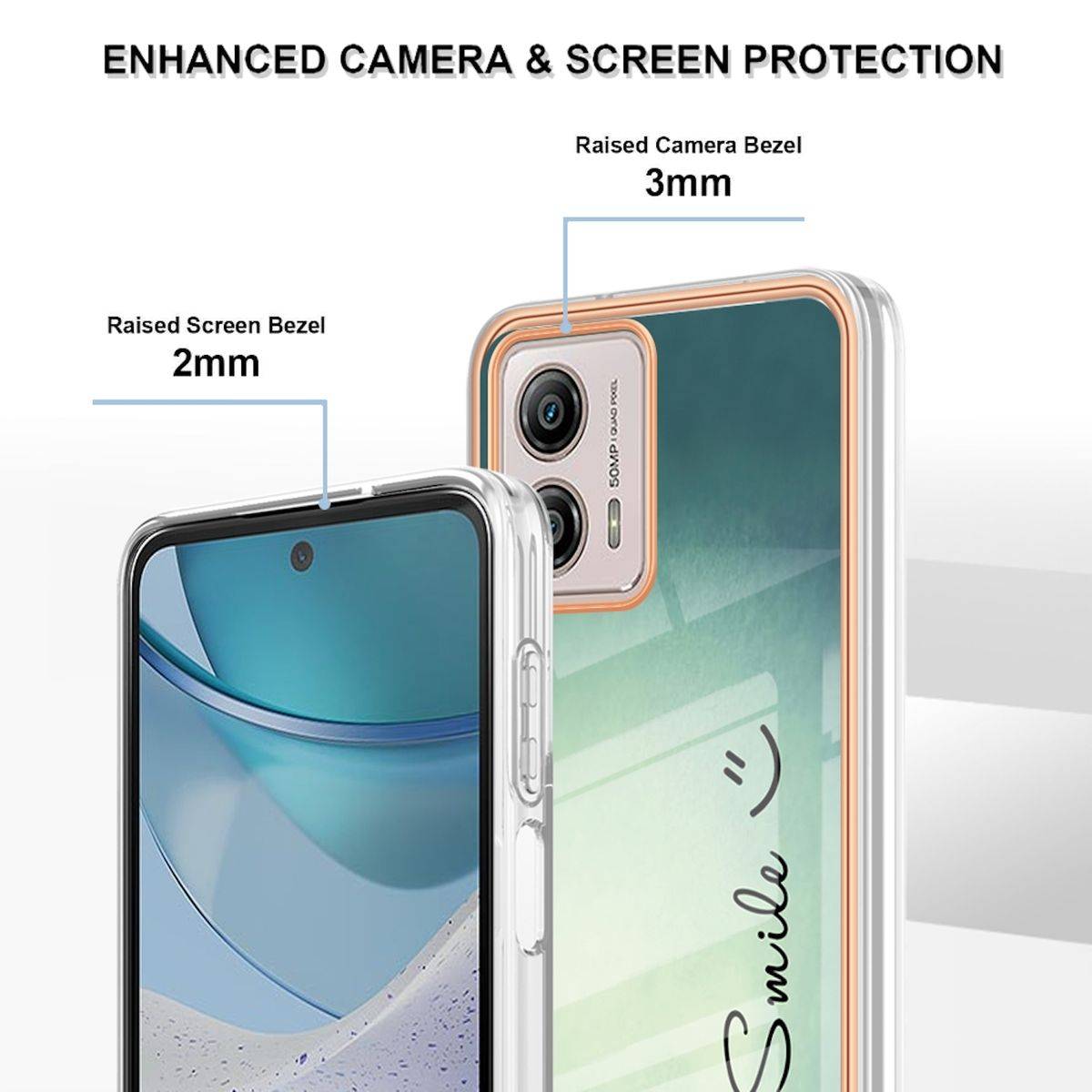 Für Motorola Moto G53 / G23 / G13 Design Series TPU / PC Handy Hülle