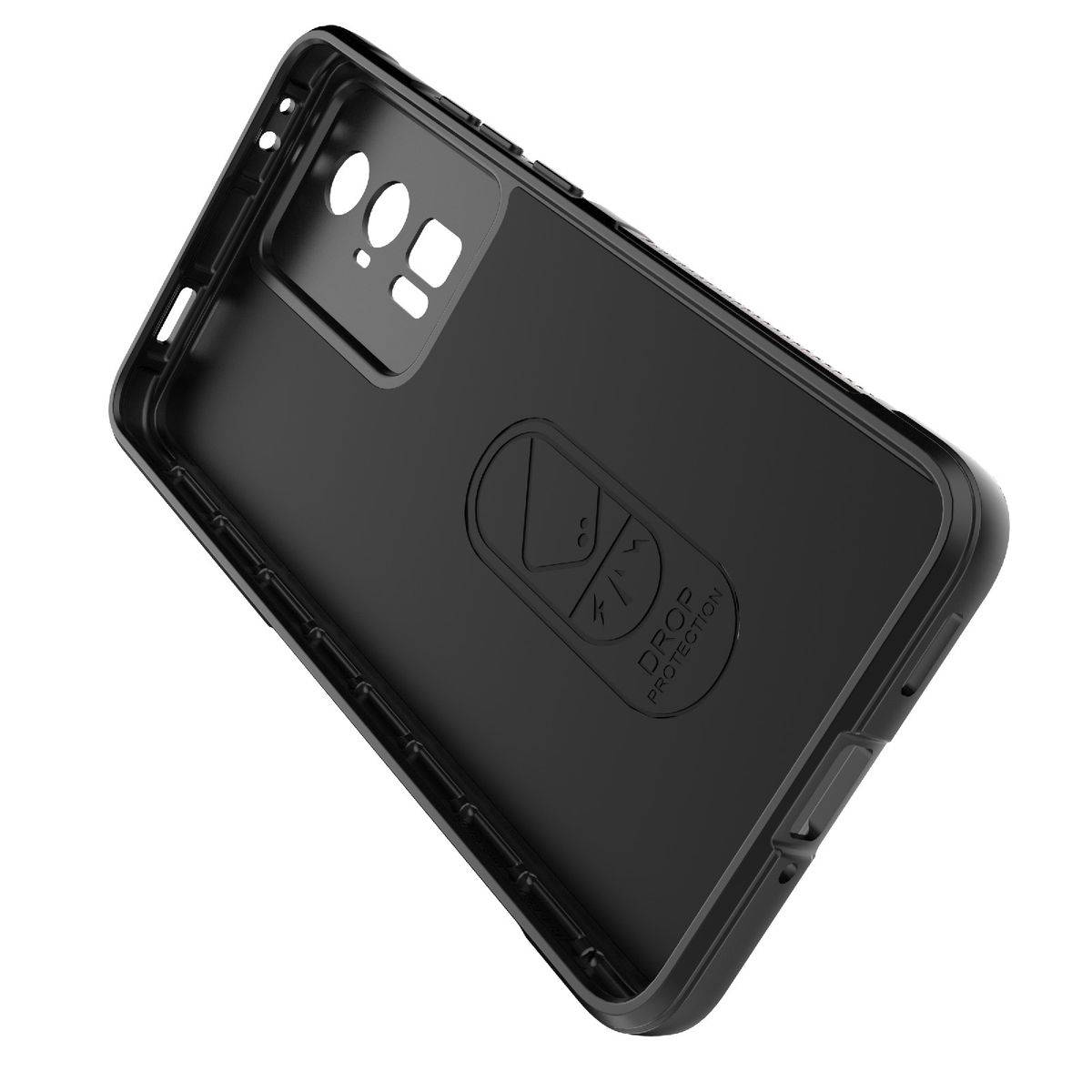 Für Xiaomi Redmi K60 TPU / PC Design Magic Shield + Flanell Cover Case