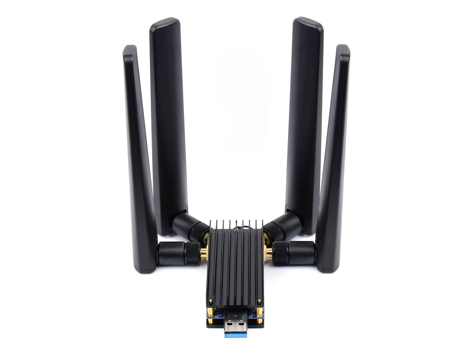 WaveShare 5G DONGLE Module 4x Antennas USB3.1 Aluminum Alloy M.2 Key B