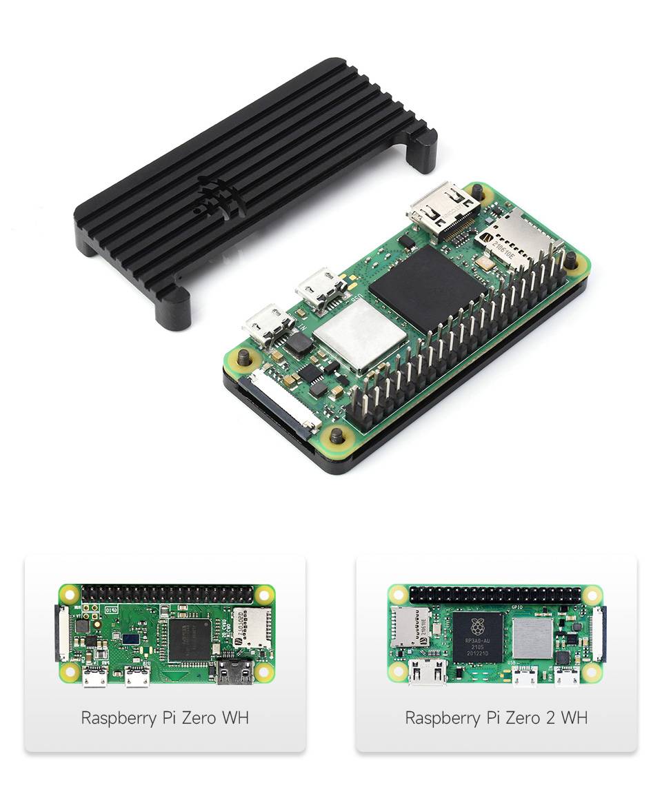 WaveShare Aluminum Alloy Protection Case for Raspberry Pi Zero Series