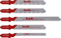 kwb 617290 Stichsägeblatt-Set für Metall 5 St