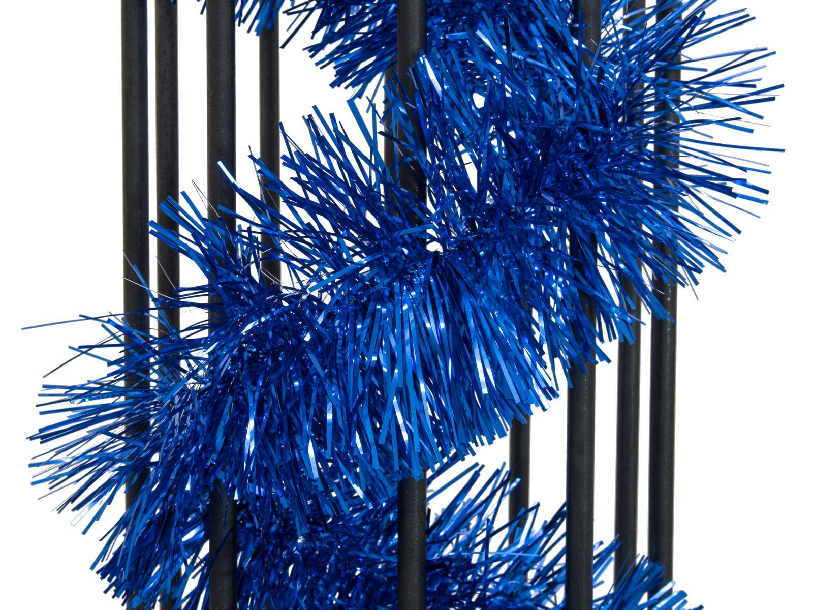 EUROPALMS Metallic-Girlande, blau, 12,5x270cm