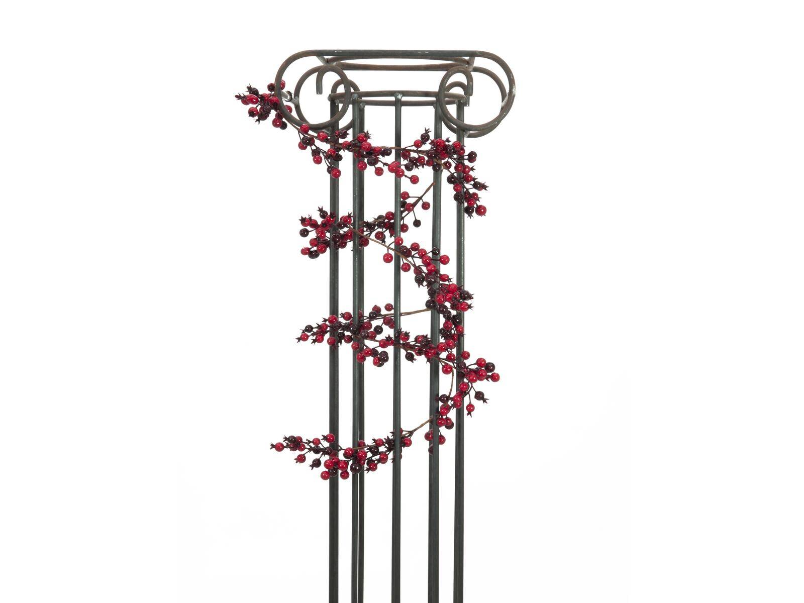 EUROPALMS Beerengirlande gemischt, künstlich, 180cm, rot
