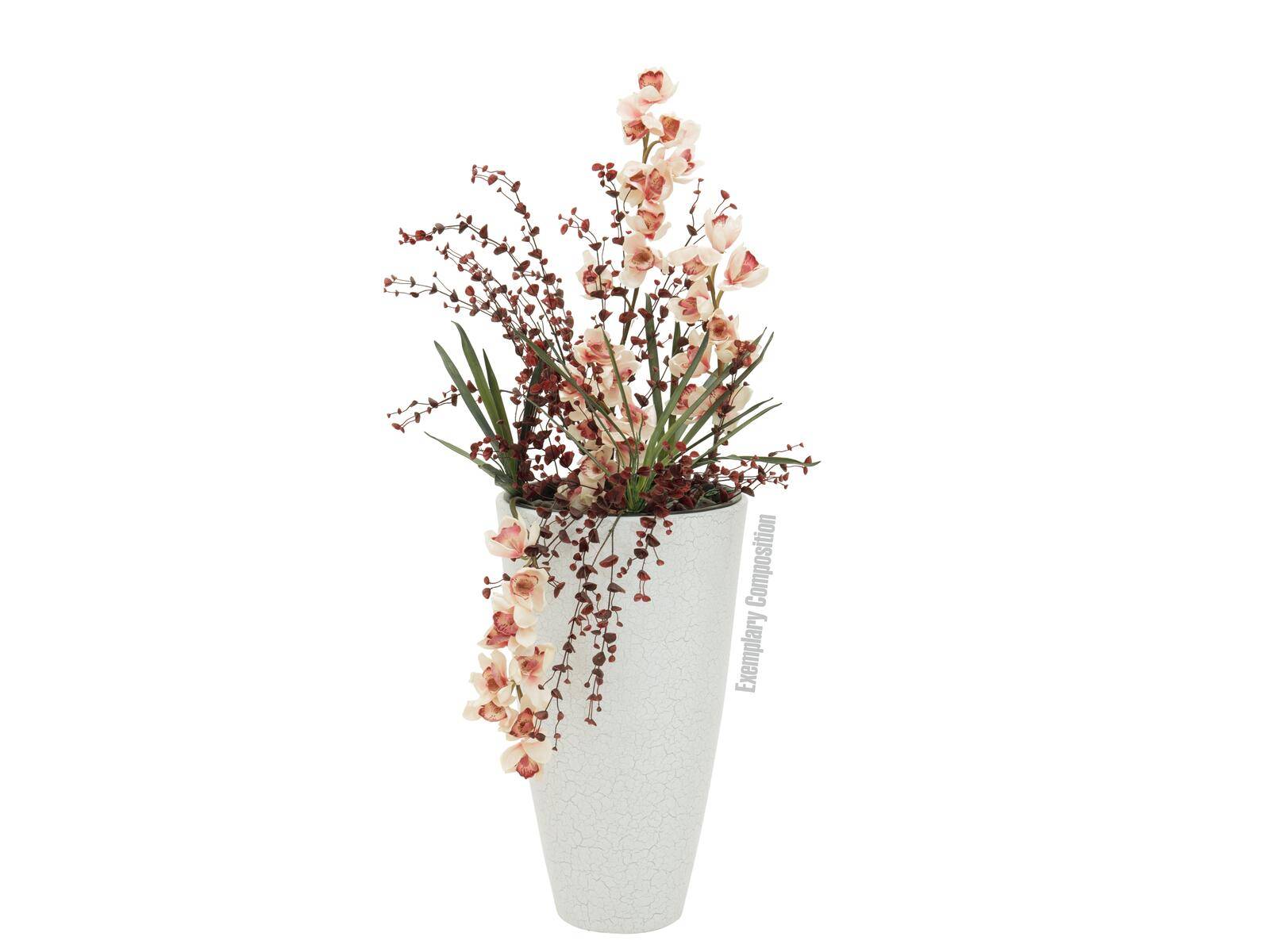 EUROPALMS Orchideenblatt (EVA), künstlich, grün, 45cm