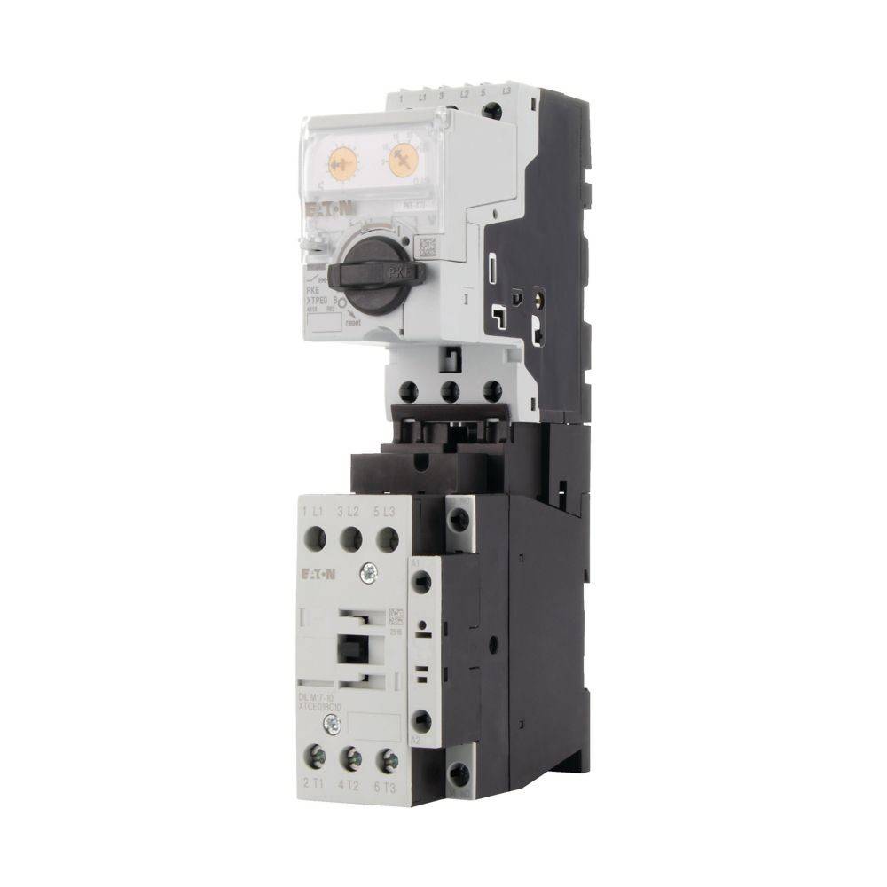 Eine Sicherungseinheit mit Drehwahlschalter und mehreren Anschlusspunkten, die zur Steuerung und zum Schutz elektrischer Stromkreise verwendet wird.