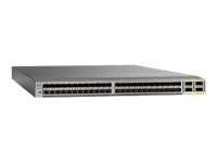 Cisco Nexus 6001P - Switch - L3 - managed - 48 x 10 Gigabit SFP+ + 4 x QSFP+ - an Rack montierbar - AC 100/230 V - mit 6 x Cisco Nexus 2248TP-E GE
