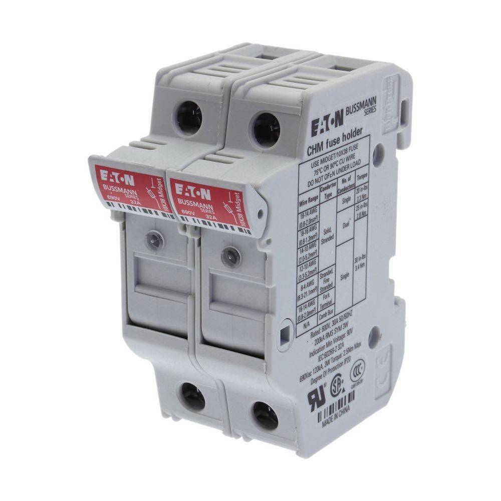 Eaton Sicherungshalter Niedersp. 2P 10X38MF#CHM2DIU