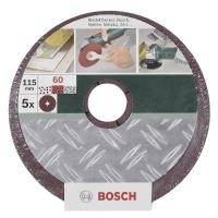Bosch Schleifpapier für Schleifteller Körnung 100 (Ø) 125 mm 2609256253 5 St