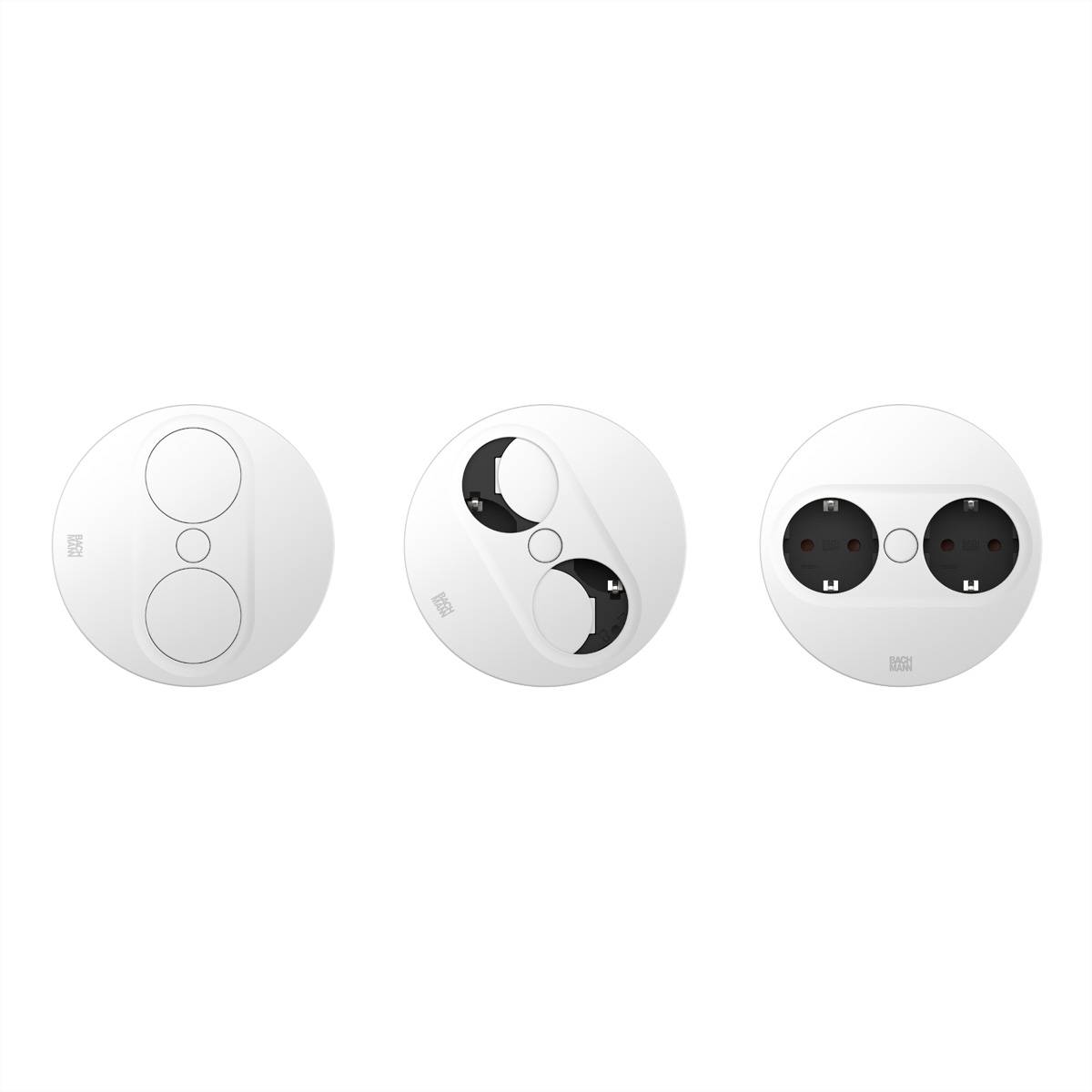 BACHMANN TWIST 2 2xCEE7/3 2,0m AEH RAL9010 30GE rund