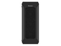 NATEC - Gehäuse Irid 505F mit Sichtfenster schwarz - Midi/Minitower - ATX