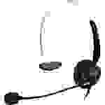 BASETech KJ-97 Kopfhörer Kabelgebunden Ohrbügel Büro/Callcenter Schwarz (BT-923686)