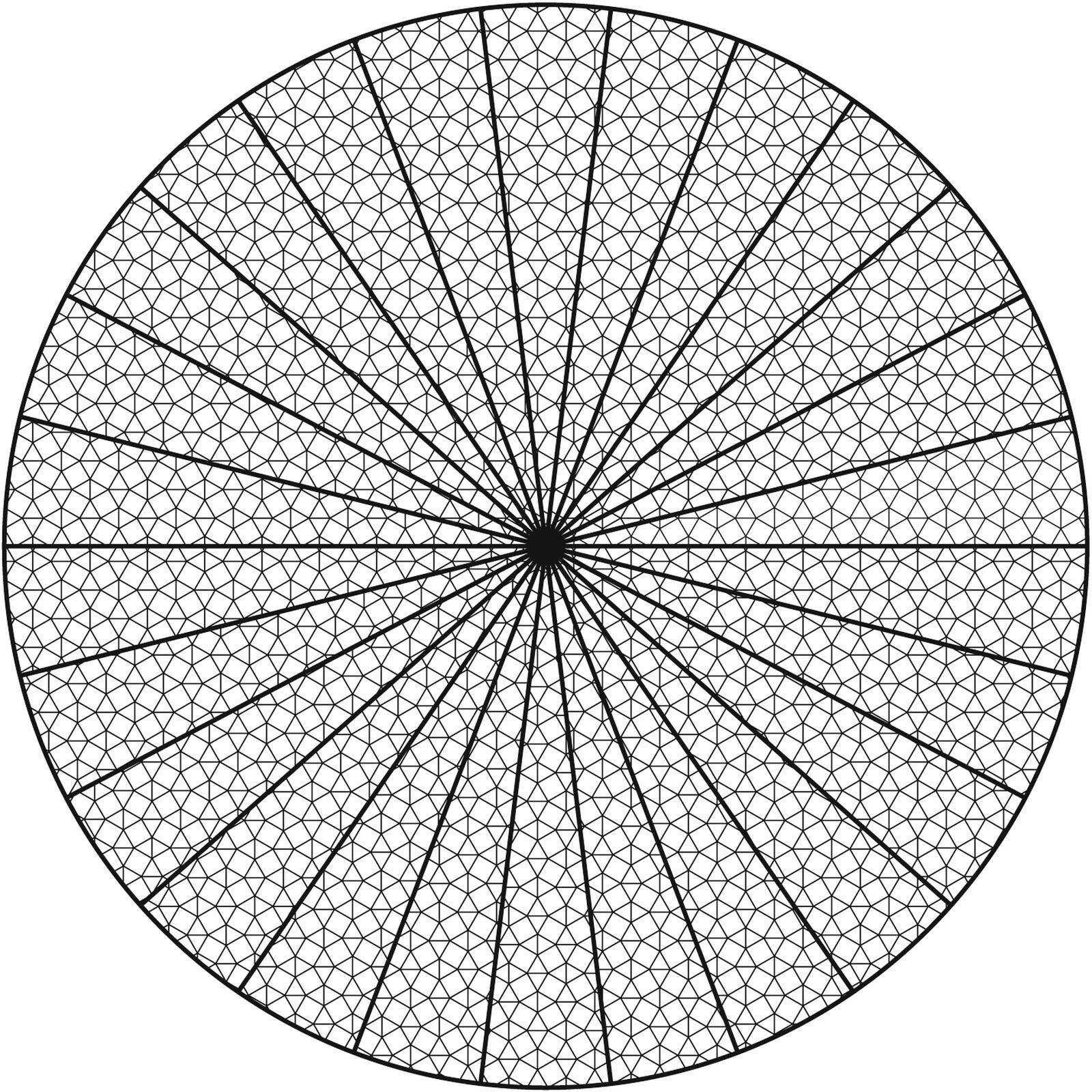 EUROPALMS Dekonetz, Kreis, 1200cm