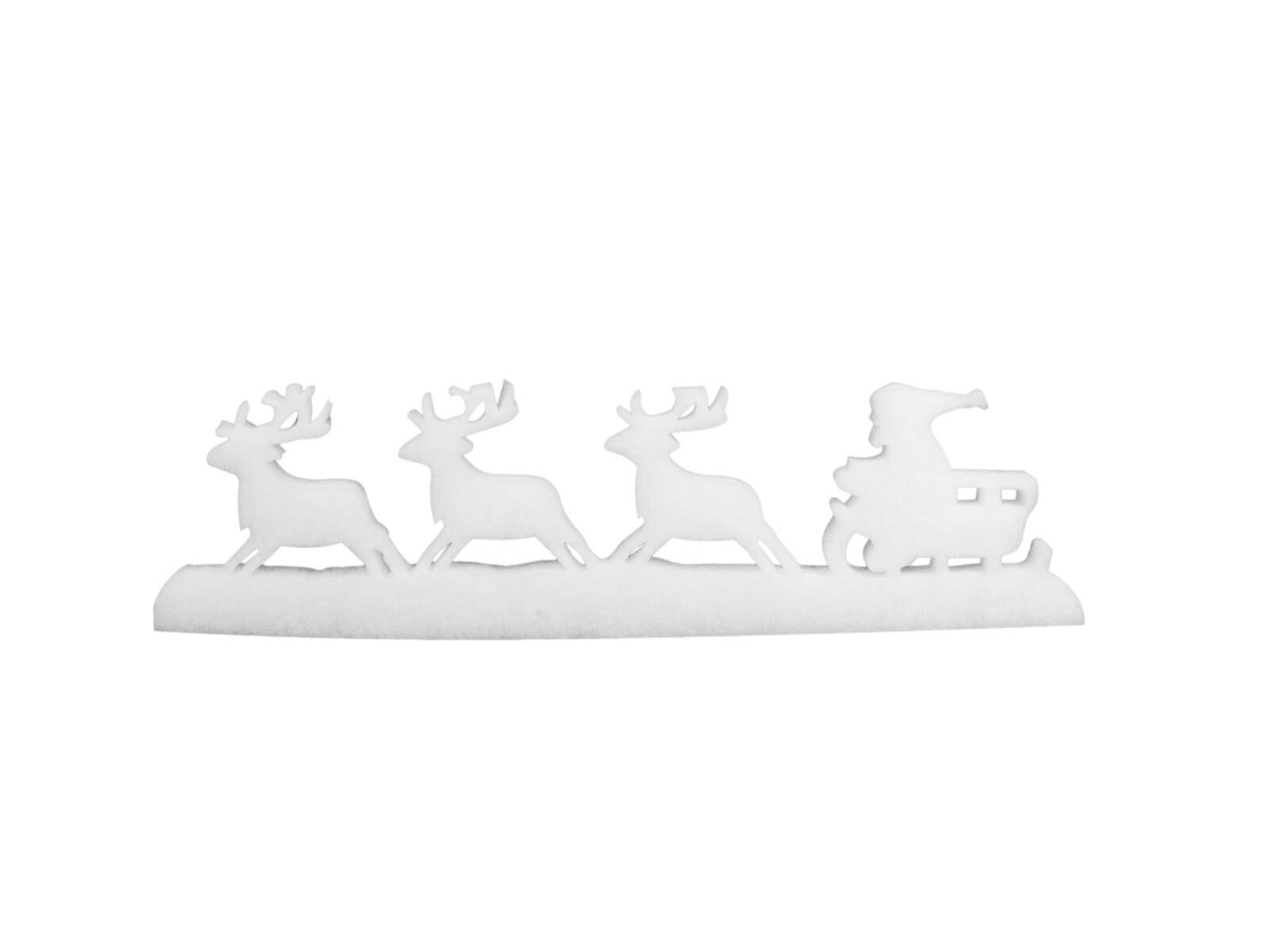 EUROPALMS Winterlandschaft aus Schneematte, schwer entflammbar B1