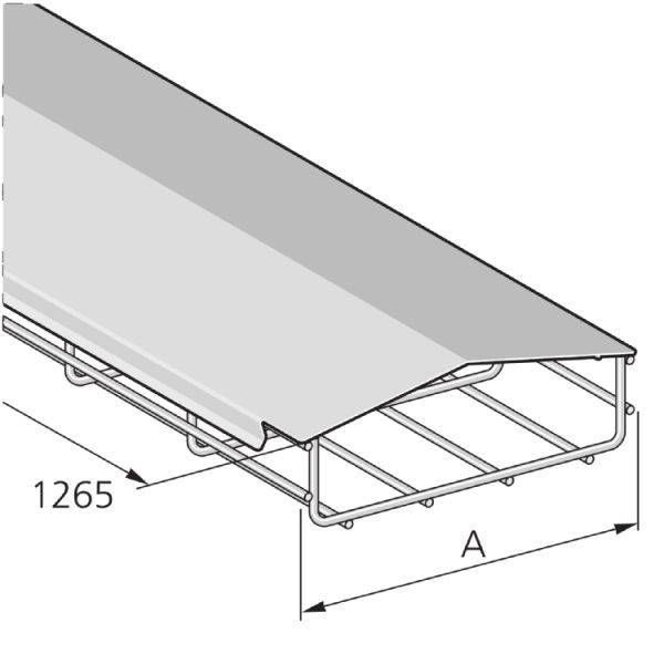 Pflitsch Gitterkanal Dachförmig GKX DD 120 S