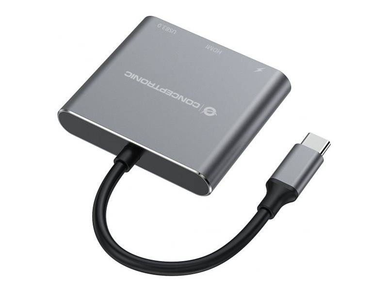 Conceptronic DONN18G - Dockingstation - USB-C 3.2 Gen 1