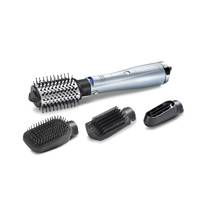 BaByliss Hydro-Fusion Hydro Fusion Smooth & Shape - Heißluftbürste - Warm - Tasten - Alle Haare - Lang - Medium - Kurz - Grau - Silber