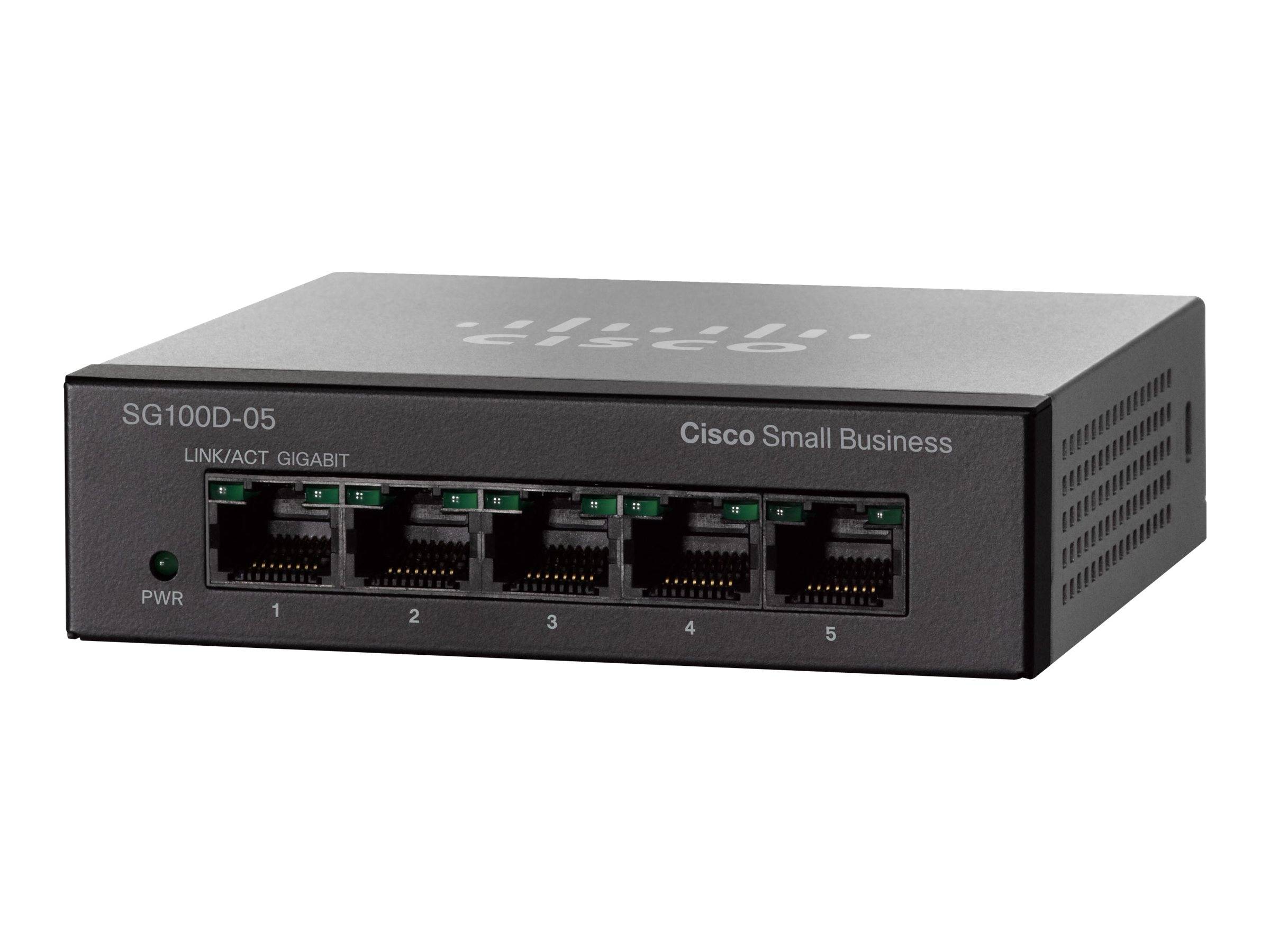 Cisco Small Business SG 100D-05 - Switch - unmanaged